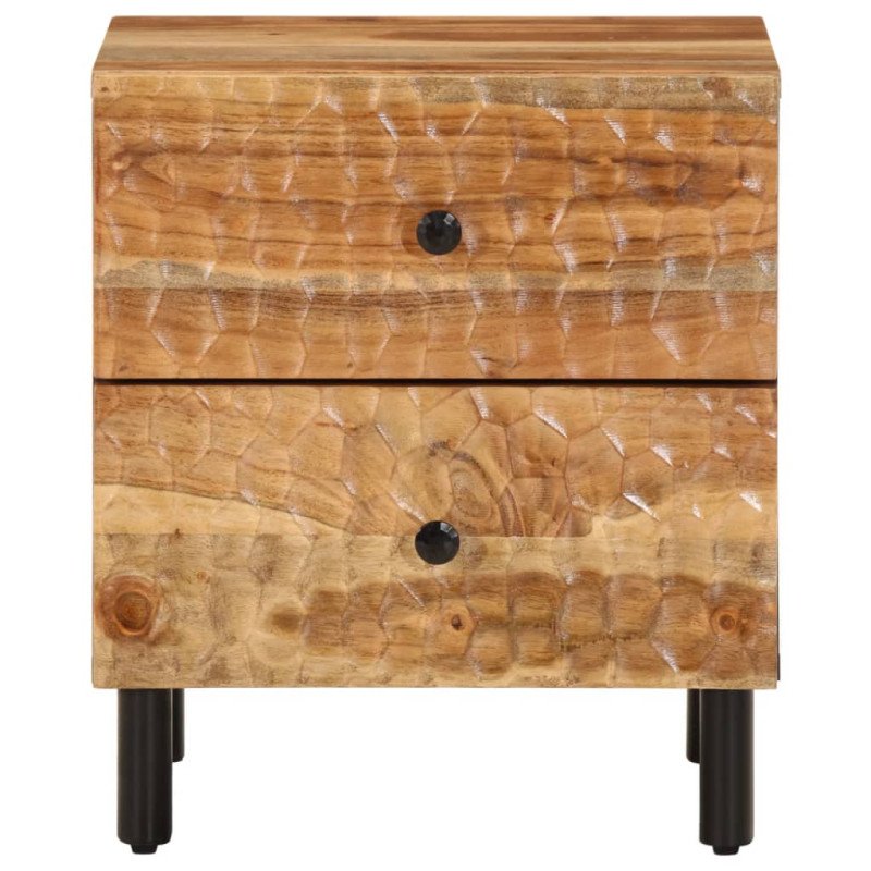 vidaXL Nočné stolíky 2 ks 40x33x46 cm akáciový masív