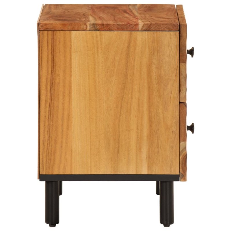 vidaXL Nočné stolíky 2 ks 40x33x46 cm akáciový masív