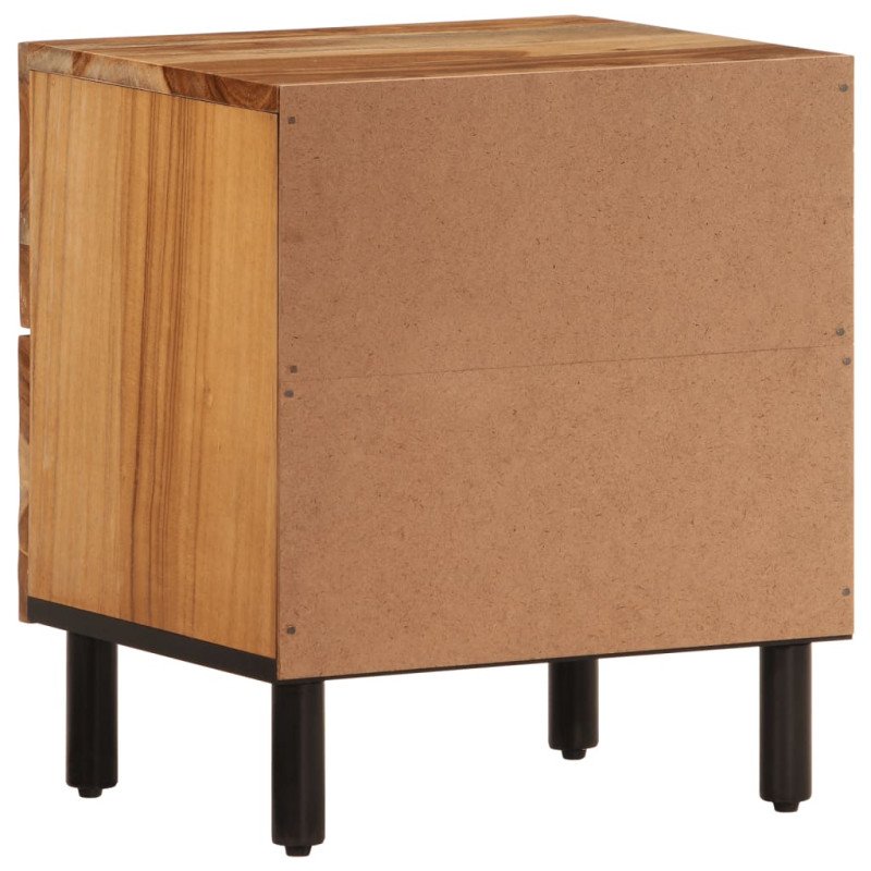 vidaXL Nočné stolíky 2 ks 40x33x46 cm akáciový masív