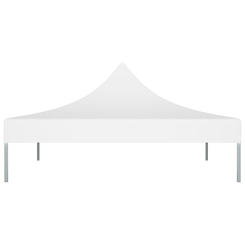 vidaXL Strecha na párty stan 2x2 m, biela 270 g/m² 