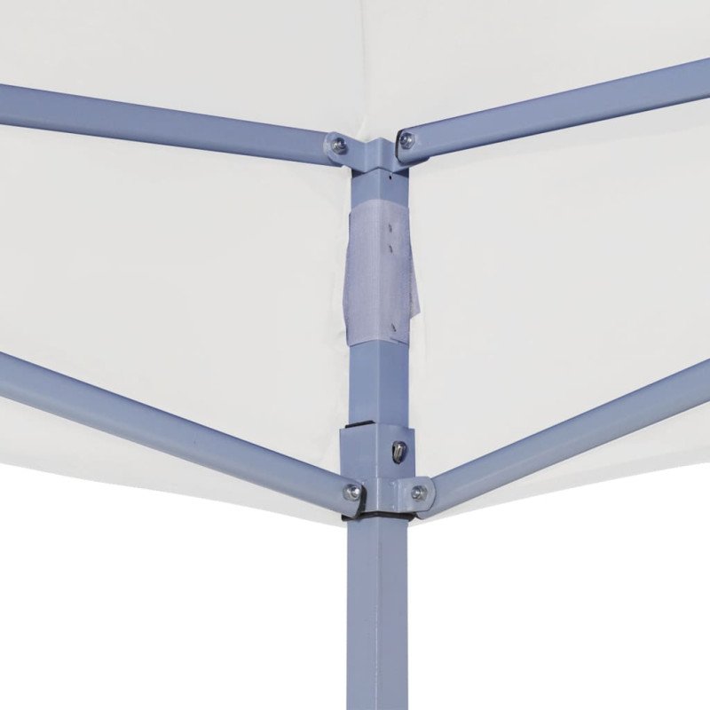 vidaXL Strecha na párty stan 2x2 m, biela 270 g/m² 