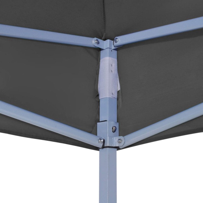 vidaXL Strecha na párty stan 4x3 m, antracitová 270 g/m²