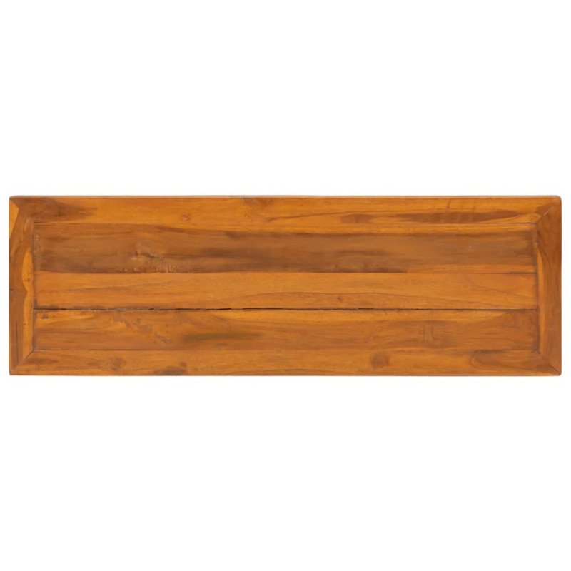 vidaXL TV skrinka 110x35x40 cm tíkový masív