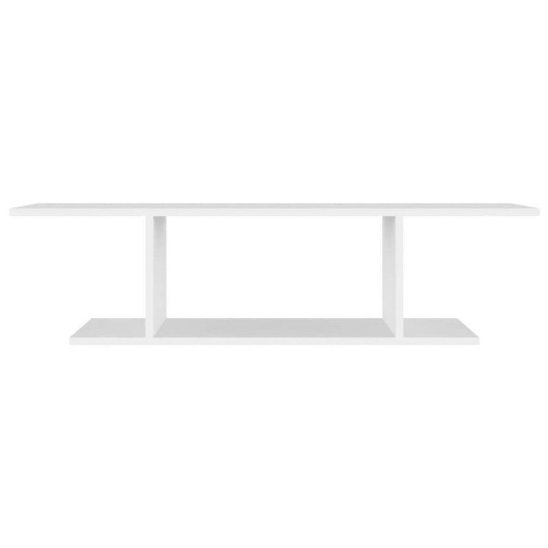 vidaXL Nástenná TV skrinka biela 103x30x26,5 cm