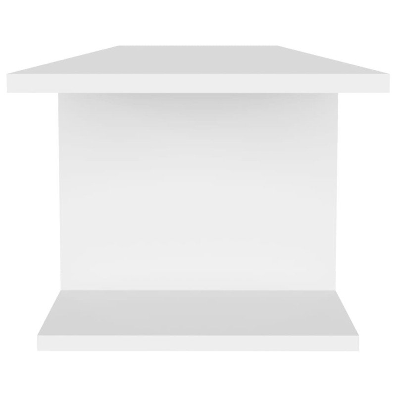 vidaXL Nástenná TV skrinka biela 103x30x26,5 cm