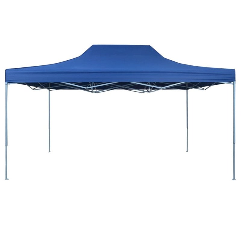 vidaXL Skladací záhradný stan 3x4,5 m, modrý