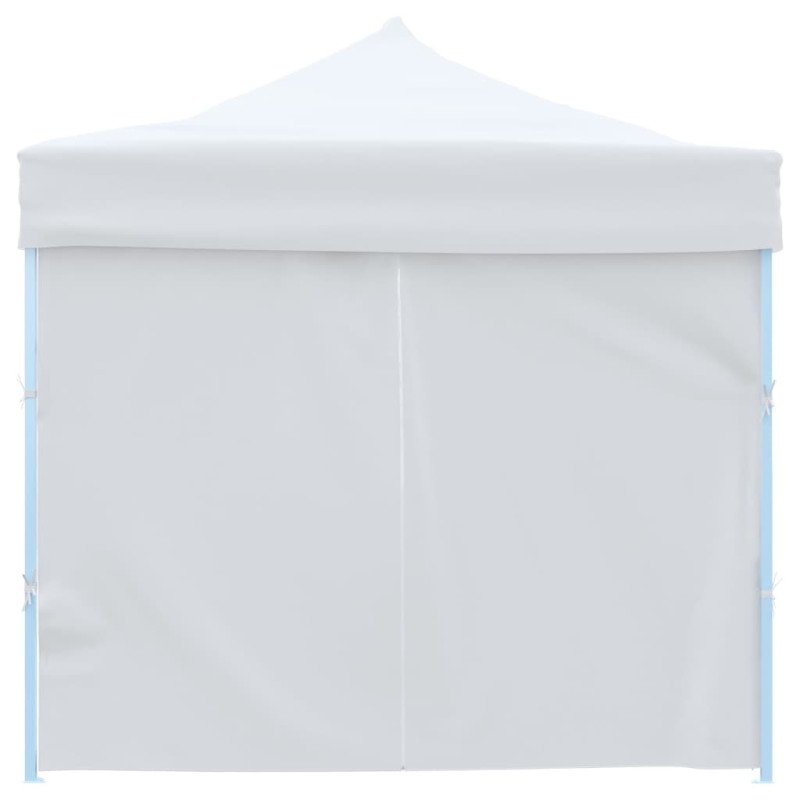 vidaXL Skladací párty stan s 8 bočnými stenami 3x9 m biely