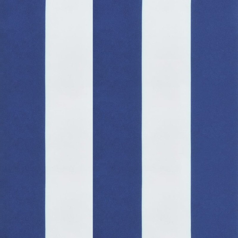vidaXL Podložky na záhradnú lavičku 2 ks modro-biele 150x50x7cm látka
