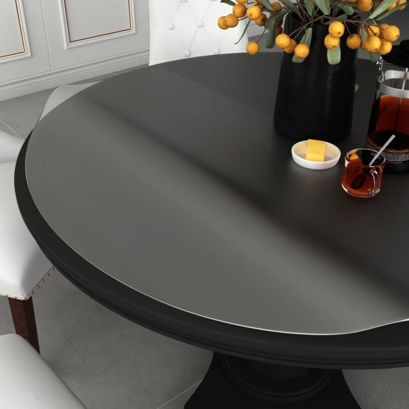 vidaXL Chránič na stôl, matný Ø 70 cm, 2 mm, PVC