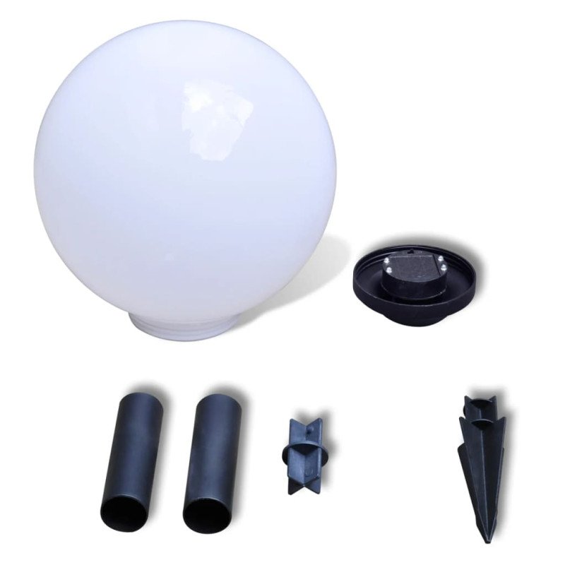 vidaXL Vonkajšie osvetlenie chodníka 2 ks, LED 30 cm, s hrotom