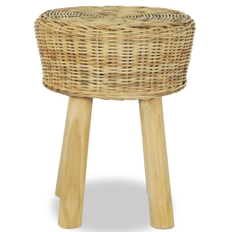 vidaXL Barová stolička, prírodný ratan