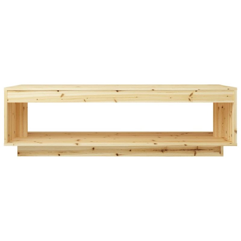 vidaXL Konferenčný stolík 110x50x33,5 cm jedľový masív