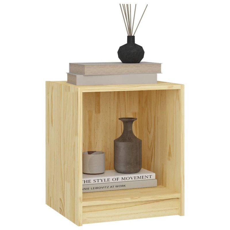 vidaXL Nočné stolíky 2 ks 35,5x33,5x41,5 cm, borovicový masív