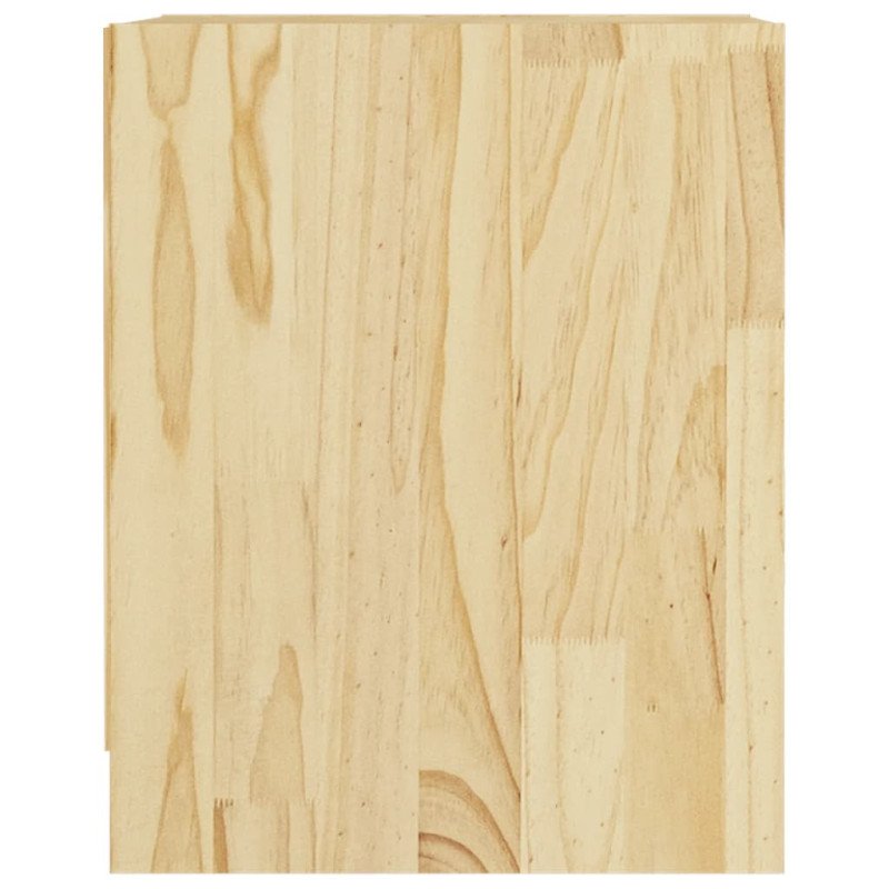 vidaXL Nočné stolíky 2 ks 35,5x33,5x41,5 cm, borovicový masív