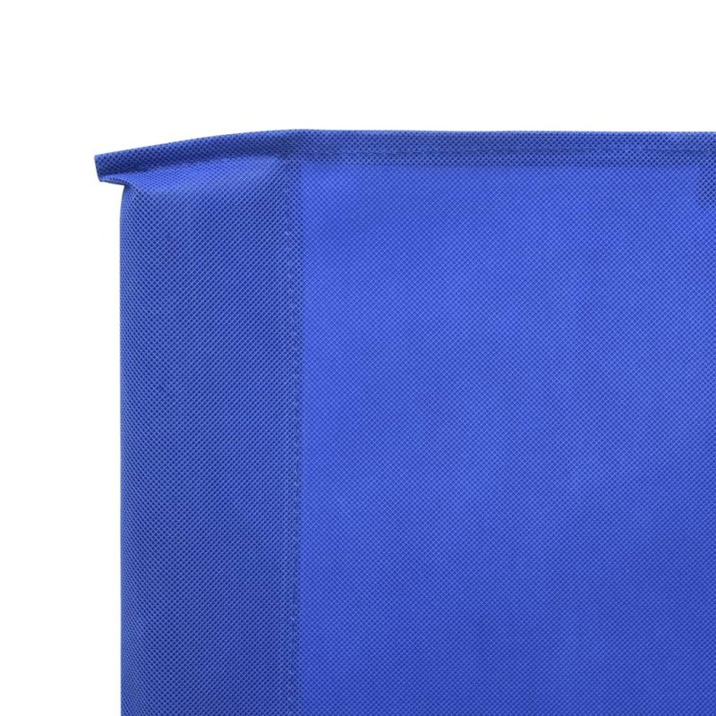 vidaXL 3-panelová zábrana proti vetru látková 400x120 cm azúrovo-modrá