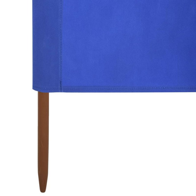 vidaXL 3-panelová zábrana proti vetru látková 400x120 cm azúrovo-modrá