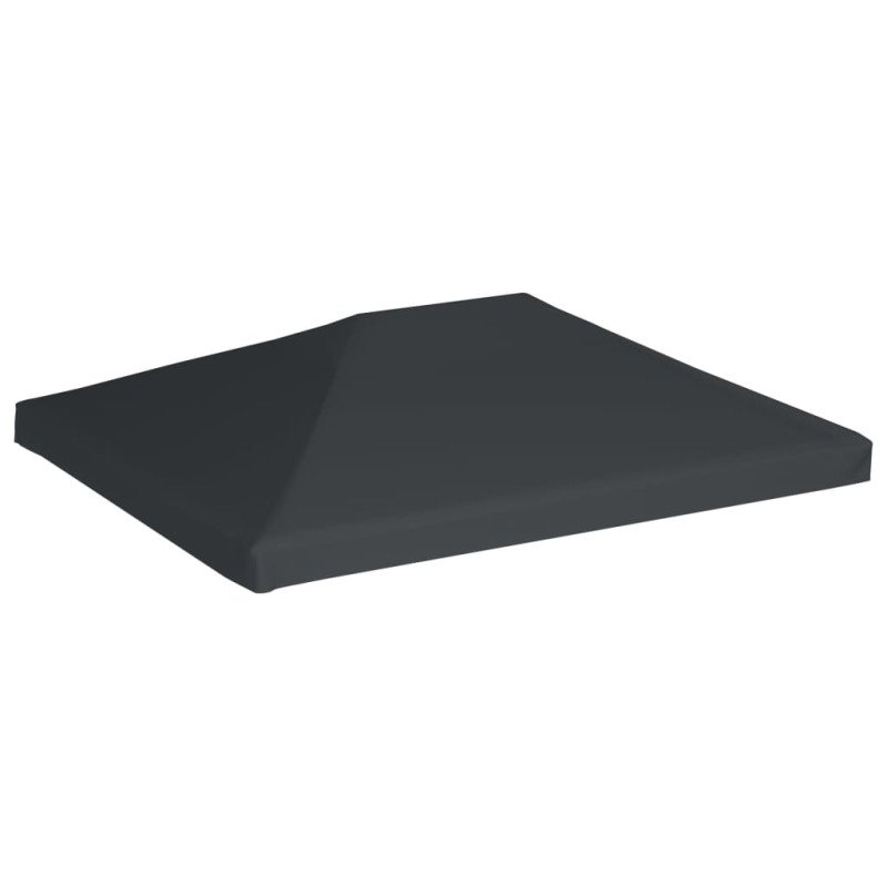 vidaXL Strieška na altánok 310 g/m² 4x3 m sivá