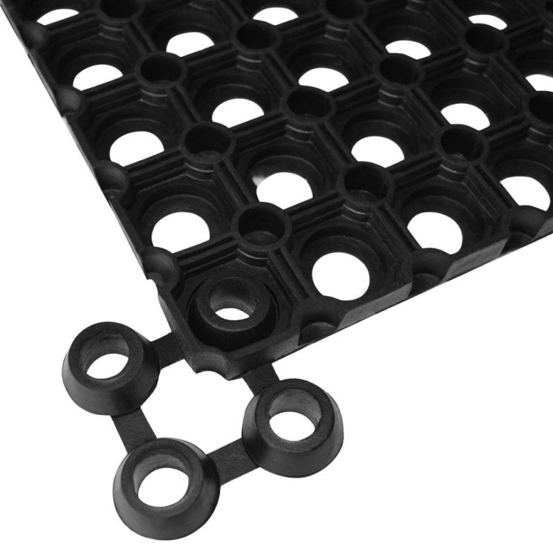 vidaXL Gumené rohože 2 ks 23 mm 60x80 cm