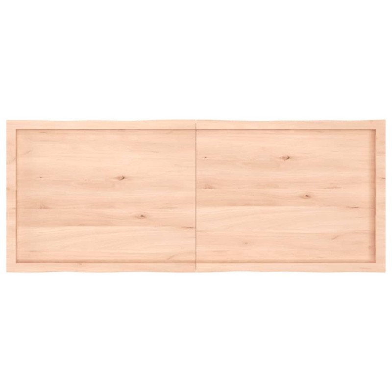 vidaXL Stolová doska 160x60x(2-4) cm neošetrený masív živé hrany