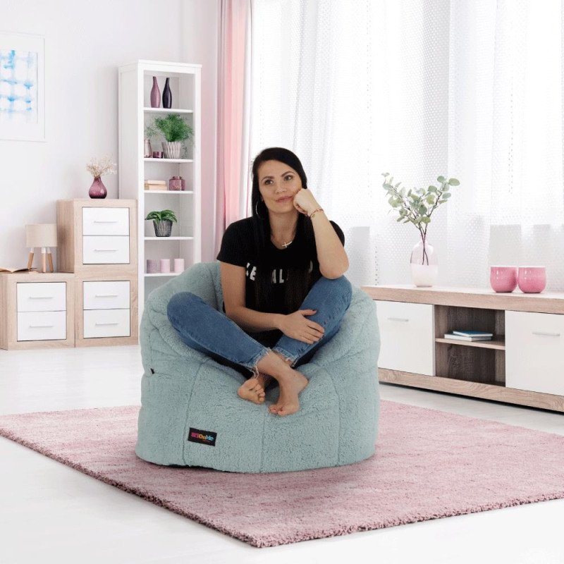 Kondela Sedací vak, mentolová látka, ALMERO