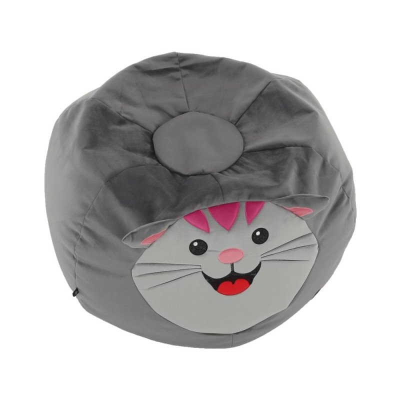 Kondela Sedací vak, sivá látka, BABY TYP 1