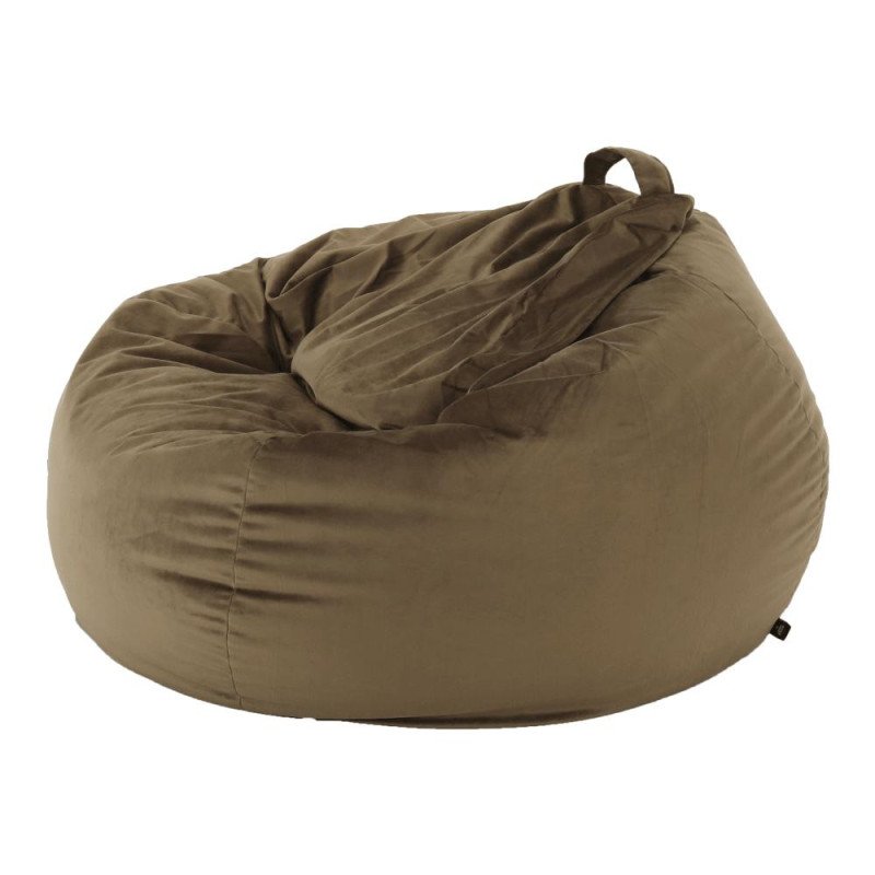 Kondela Sedací vak, sivohnedá TAUPE látka, TRIKALO