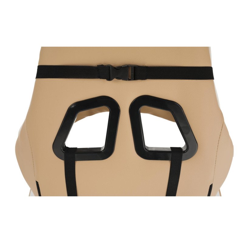 Kondela Kancelárske/herné kreslo, čierna/biela/béžová, OZGE 2 NEW + darček