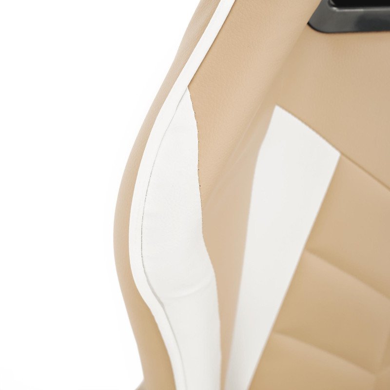 Kondela Kancelárske/herné kreslo, čierna/biela/béžová, OZGE 2 NEW + darček