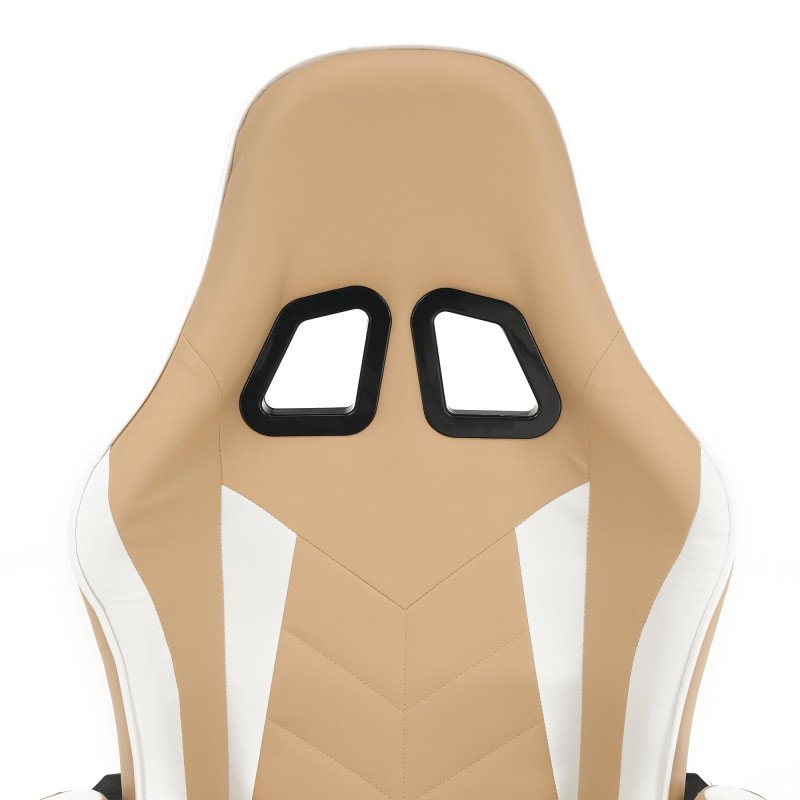 Kondela Kancelárske/herné kreslo, čierna/biela/béžová, OZGE 2 NEW + darček