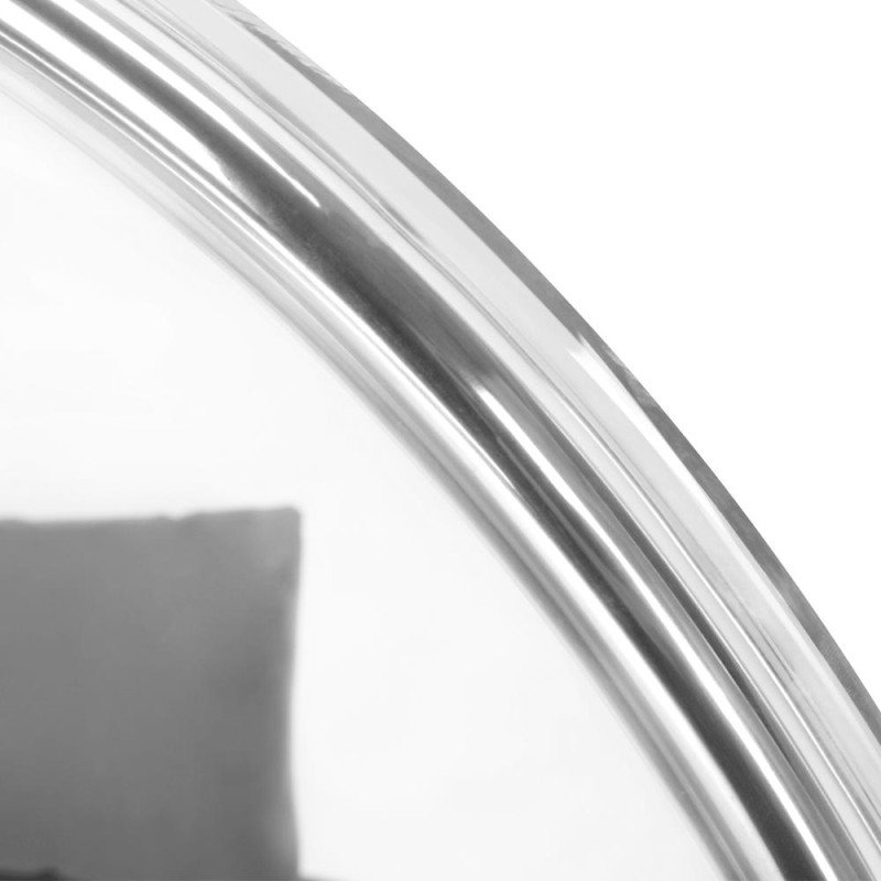 Kondela Závesné kreslo, transparentná/strieborná/sivá, BUBBLE NEW TYP 1