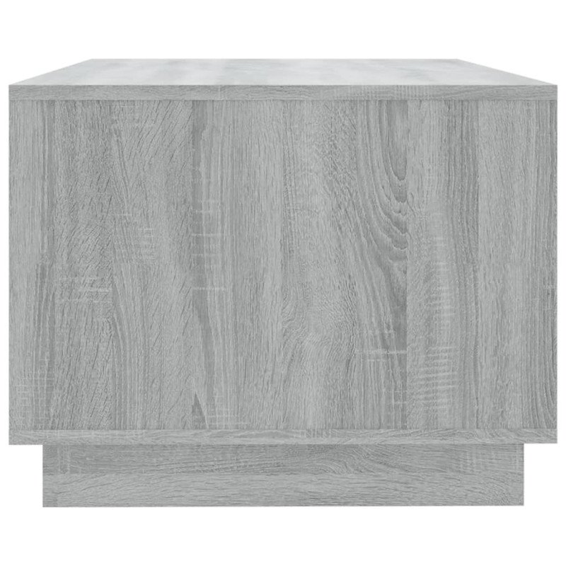 vidaXL Konferenčný stolík sivý sonoma 102x55x43 cm drevotrieska