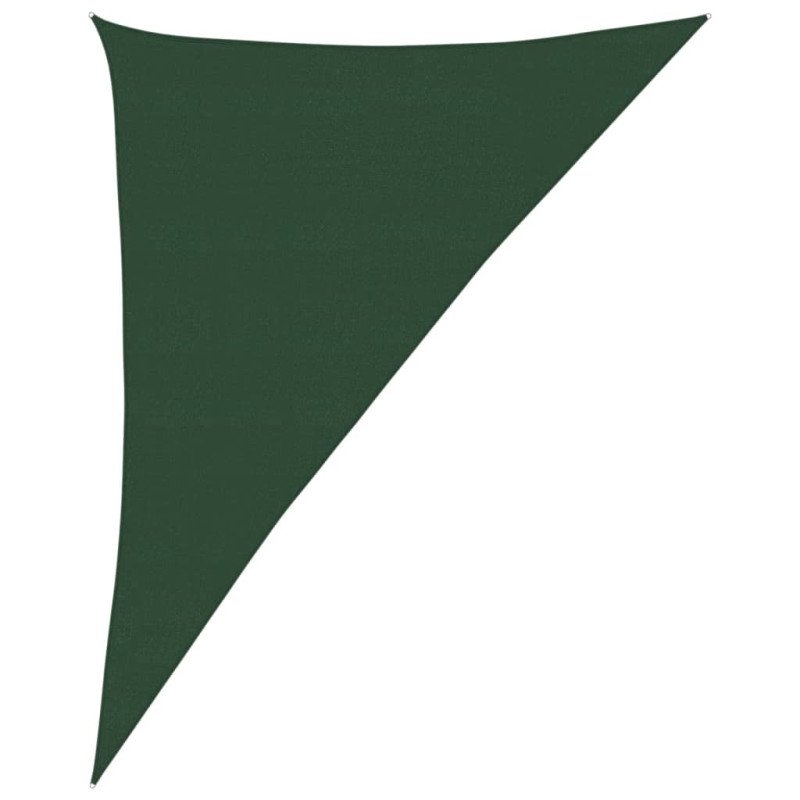 vidaXL Tieniaca plachta 160 g/m² tmavozelená 4x5x6,8 m HDPE