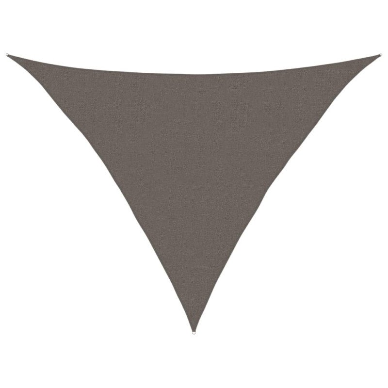 vidaXL Tieniaca plachta 160 g/m² antracitová 2,5x2,5x3,5 m HDPE