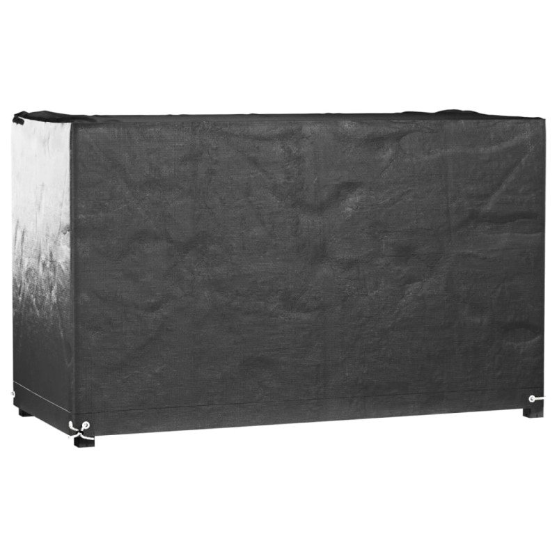 vidaXL Obaly na záhradný nábytok 2 ks 8 očiek 125x55x75 cm obdĺžnikový