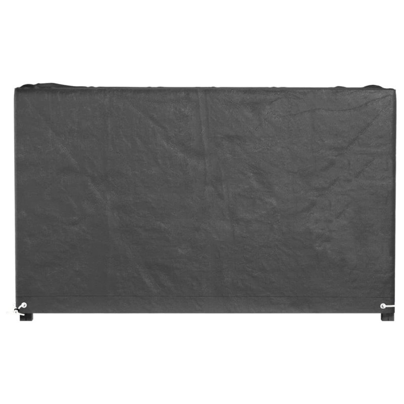 vidaXL Obaly na záhradný nábytok 2 ks 8 očiek 125x55x75 cm obdĺžnikový