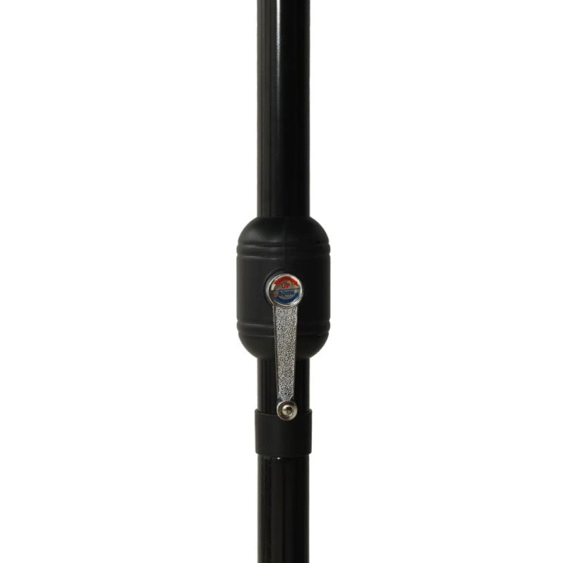 vidaXL 3-stupňový slnečník s hliníkovou tyčou azúrová 2,5x2,5 m