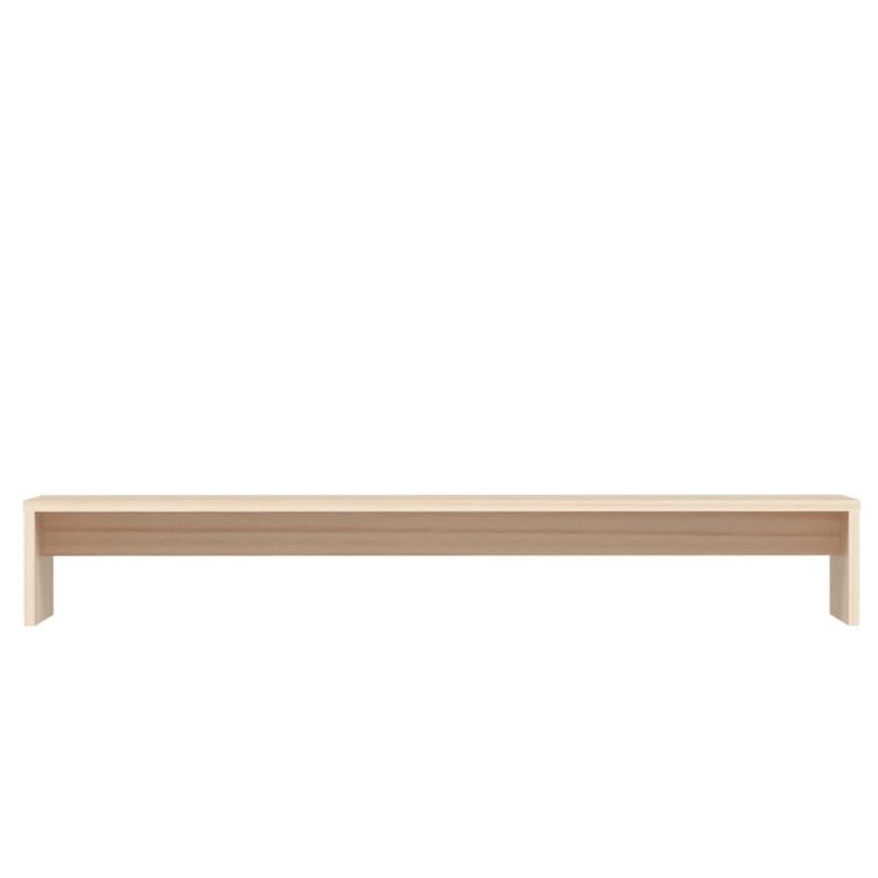 vidaXL Stojan na monitor 100x27x15 cm masívna borovica