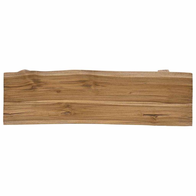 vidaXL Lavička z masívneho recyklovaného dreva, 100x28x43 cm