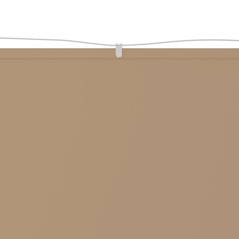 vidaXL Vertikálna markíza sivohnedá 140x600 cm oxfordská látka