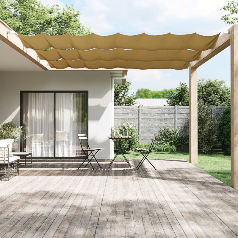 vidaXL Vertikálna markíza béžová 60x1000 cm oxfordská látka