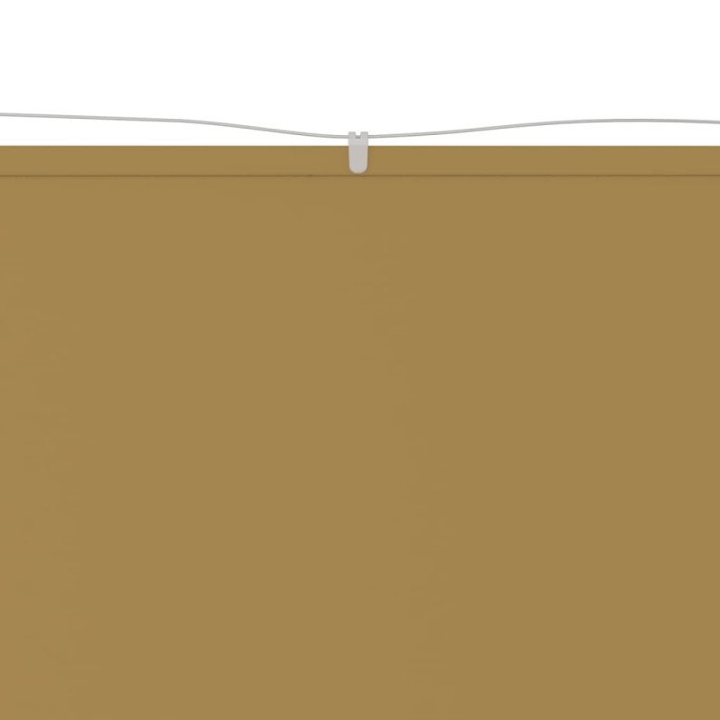 vidaXL Vertikálna markíza béžová 60x1000 cm oxfordská látka