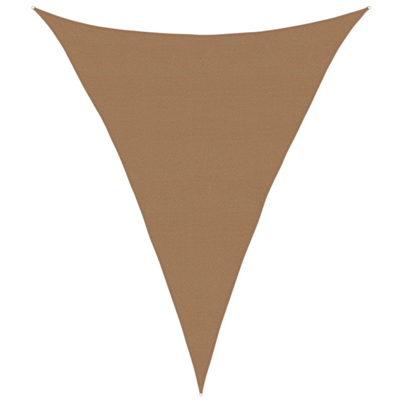 vidaXL Tieniaca plachta 160 g/m² sivohnedá 5x6x6 m HDPE