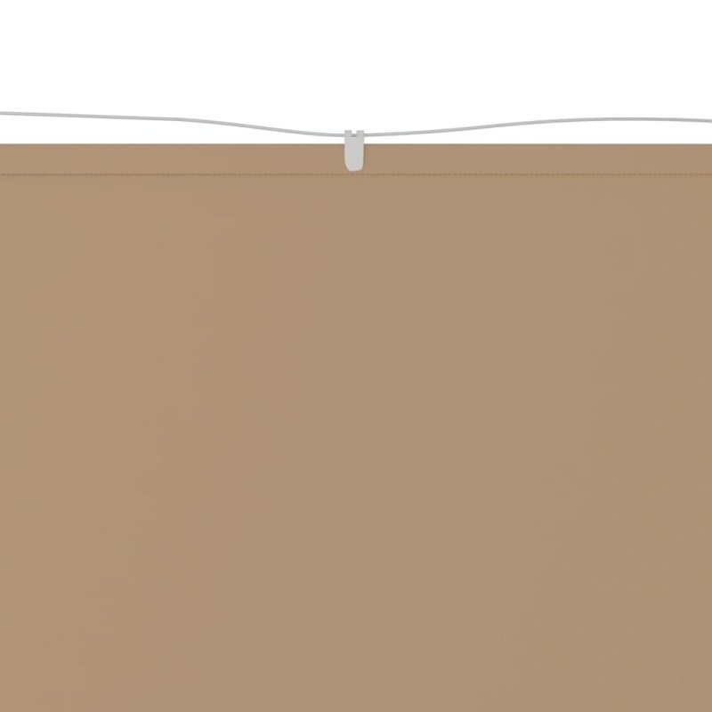 vidaXL Vertikálna markíza sivohnedá 60x360 cm oxfordská látka