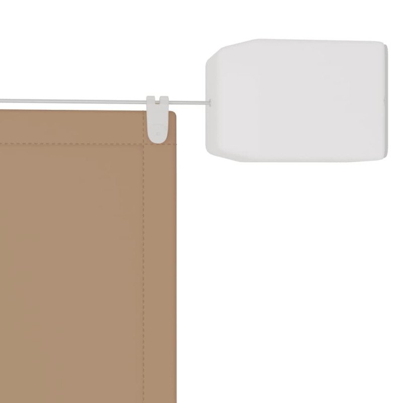 vidaXL Vertikálna markíza sivohnedá 60x360 cm oxfordská látka