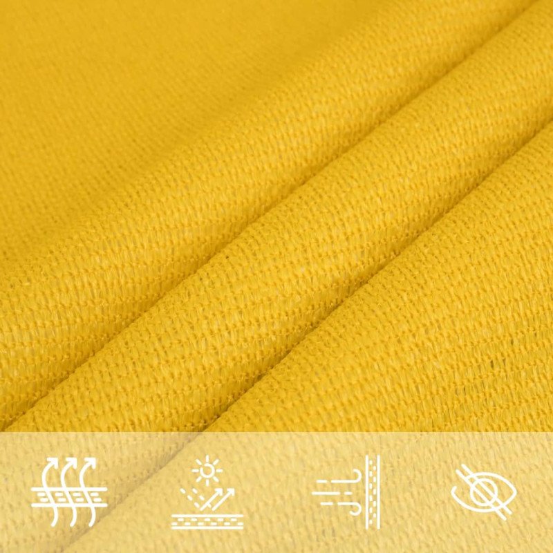 vidaXL Tieniaca plachta 160 g/m² žltá 3/4x2 m HDPE