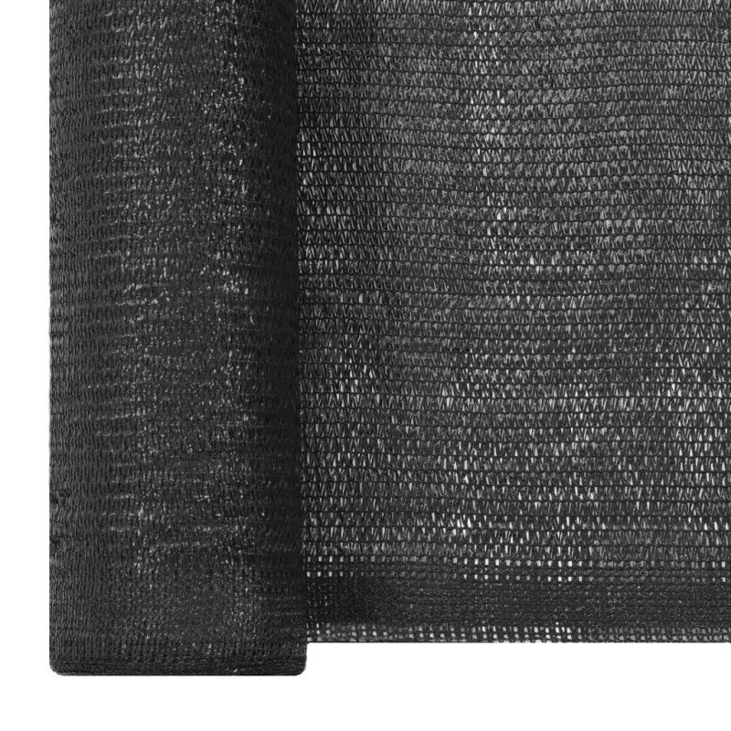 vidaXL Tieniaca sieť HDPE 2x10 m čierna