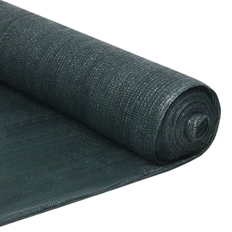 vidaXL Tieniaca sieť HDPE 1x50 m zelená