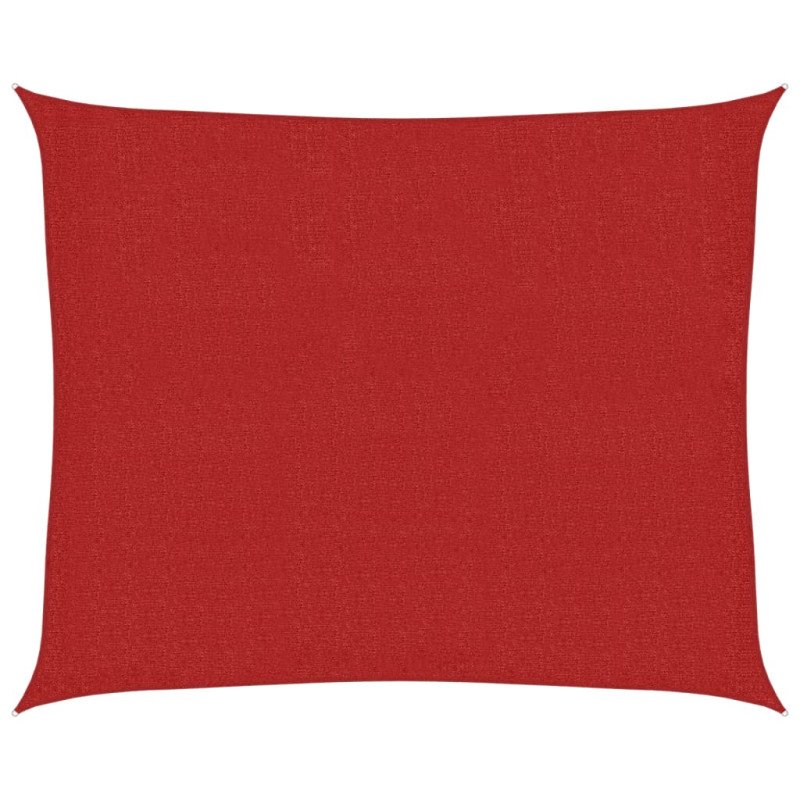 vidaXL Tieniaca plachta 160 g/m² červená 2,5x3 m HDPE
