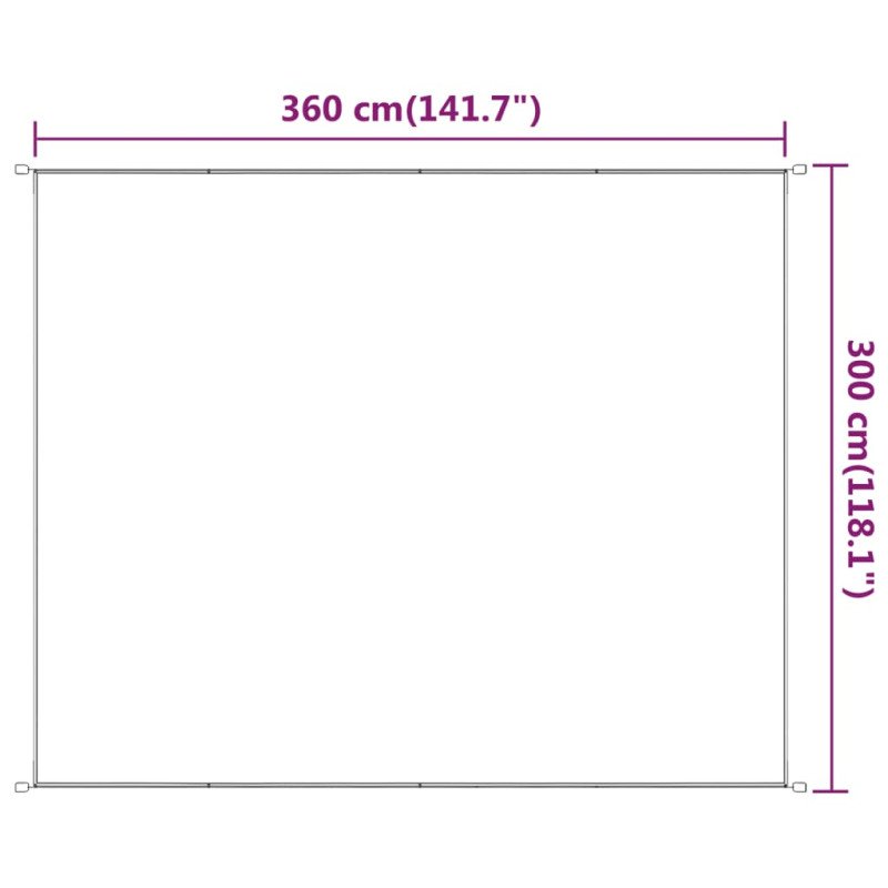 vidaXL Vertikálna markíza bledozelená 300x360 cm oxfordská látka