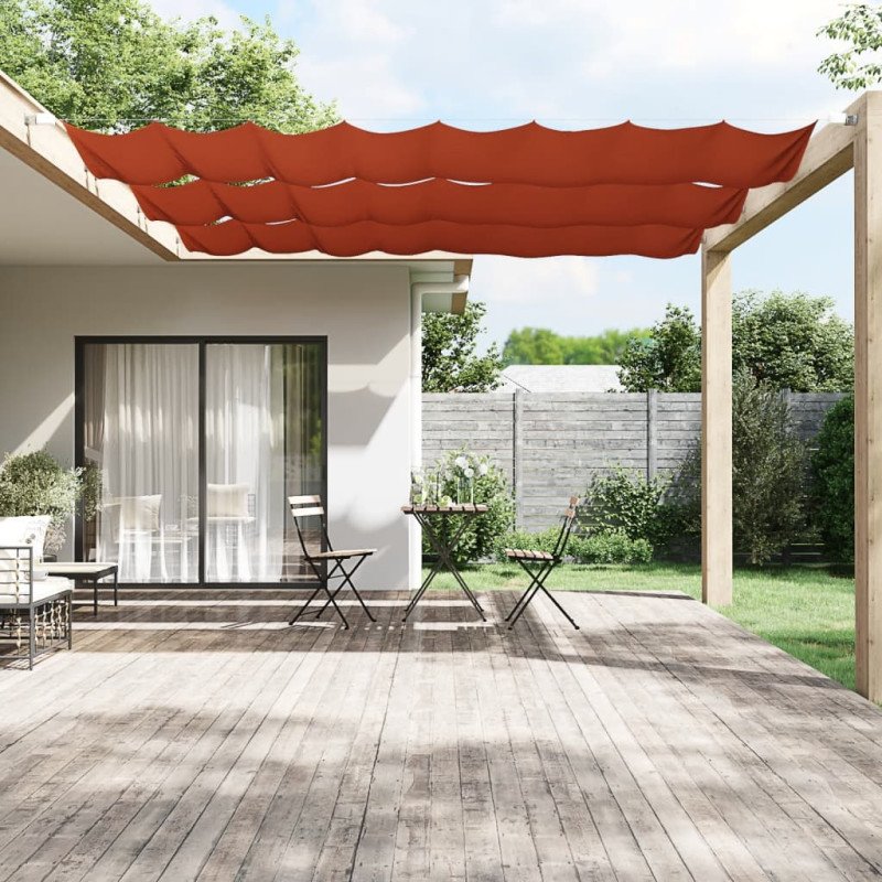 vidaXL Vertikálna markíza terakotová 60x600 cm oxfordská látka